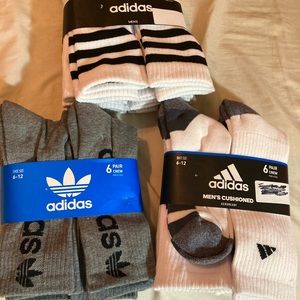 🔥Adidas CREW Sock Bundle🔥 Shoes size 6-12